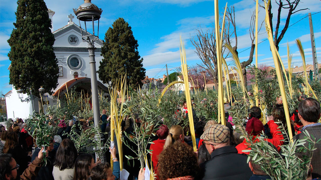 La Semana Santa de Parla arranca con las tradicionales procesiones de Ramos y el Traslado de Pasos