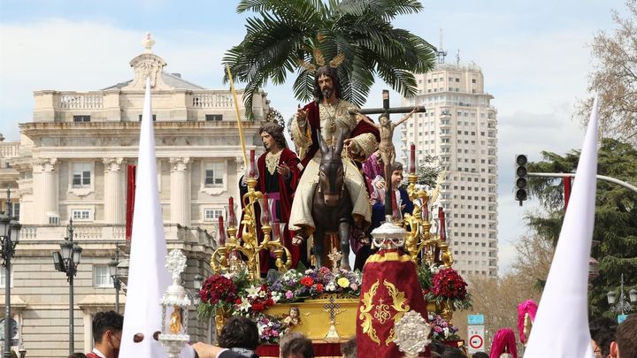 Procesión de la Borriquita, el Domingo de Ramos en Madrid / EFE