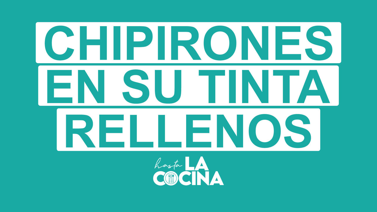 Receta de chipirones en su tinta rellenos