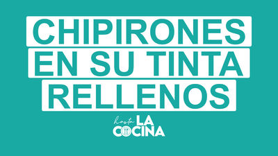 Receta de chipirones en su tinta rellenos