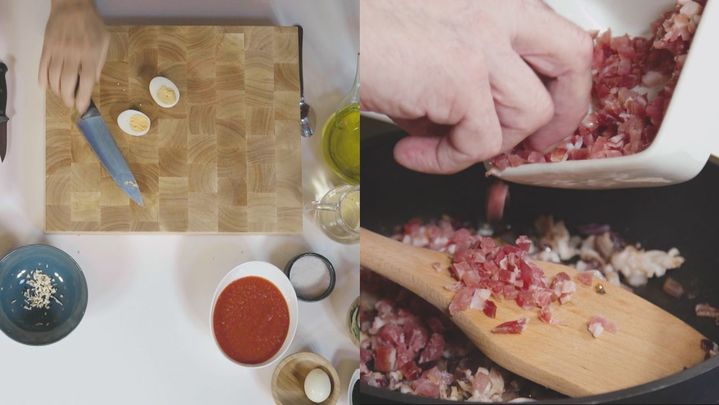 Receta de chipirones en su tinta rellenos