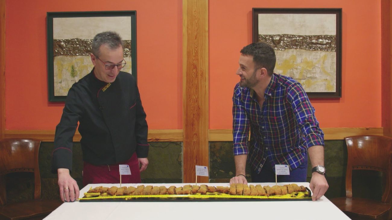 ¿Serías capaz de comer un cachopo de un metro y tres sabores?