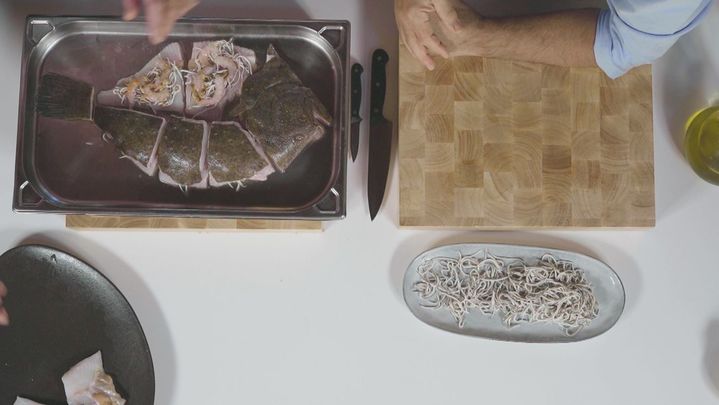 Receta de rodaballo relleno al horno