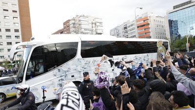 Así recibió la afición del Real Madrid a sus jugadores