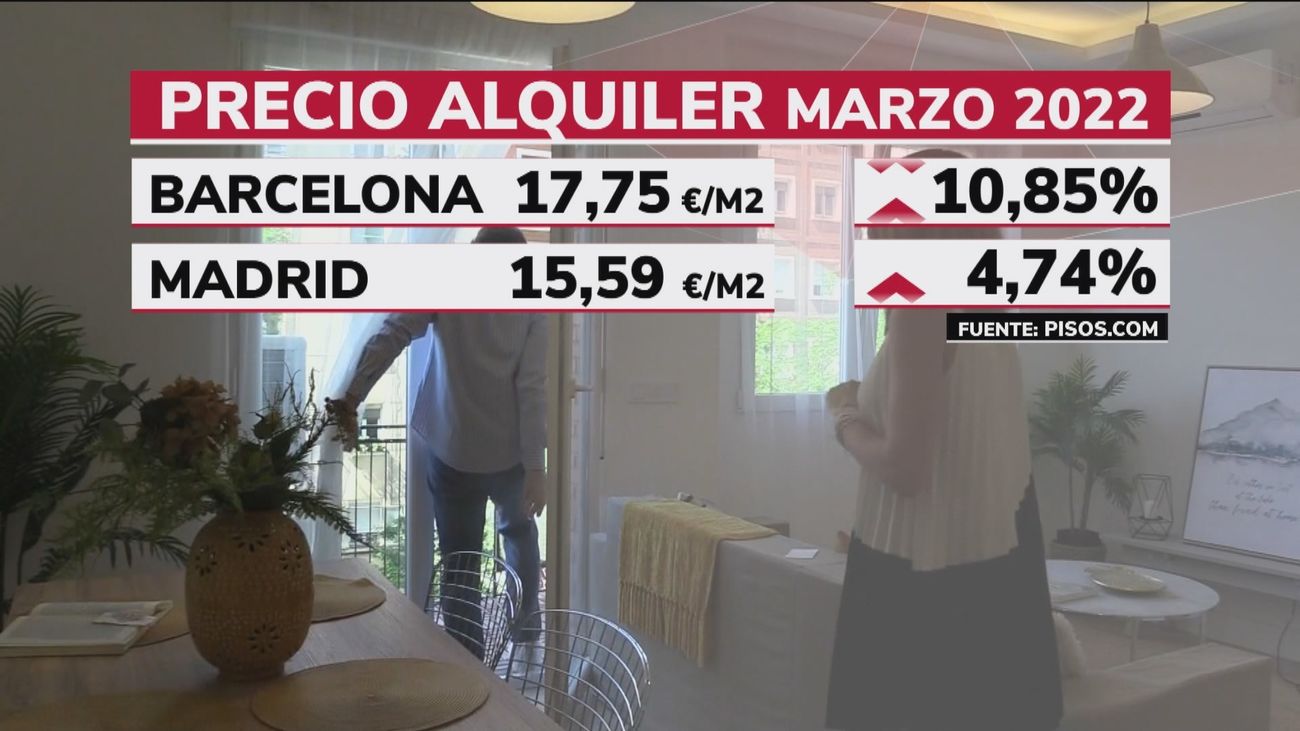 Los alquileres se encarecen un 0,8% en el primer trimestre del 2022