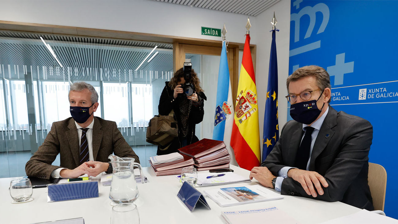 Alfonso Rueda se perfila como sucesor de Núñez  Feijóo en la Xunta y en el PP gallego