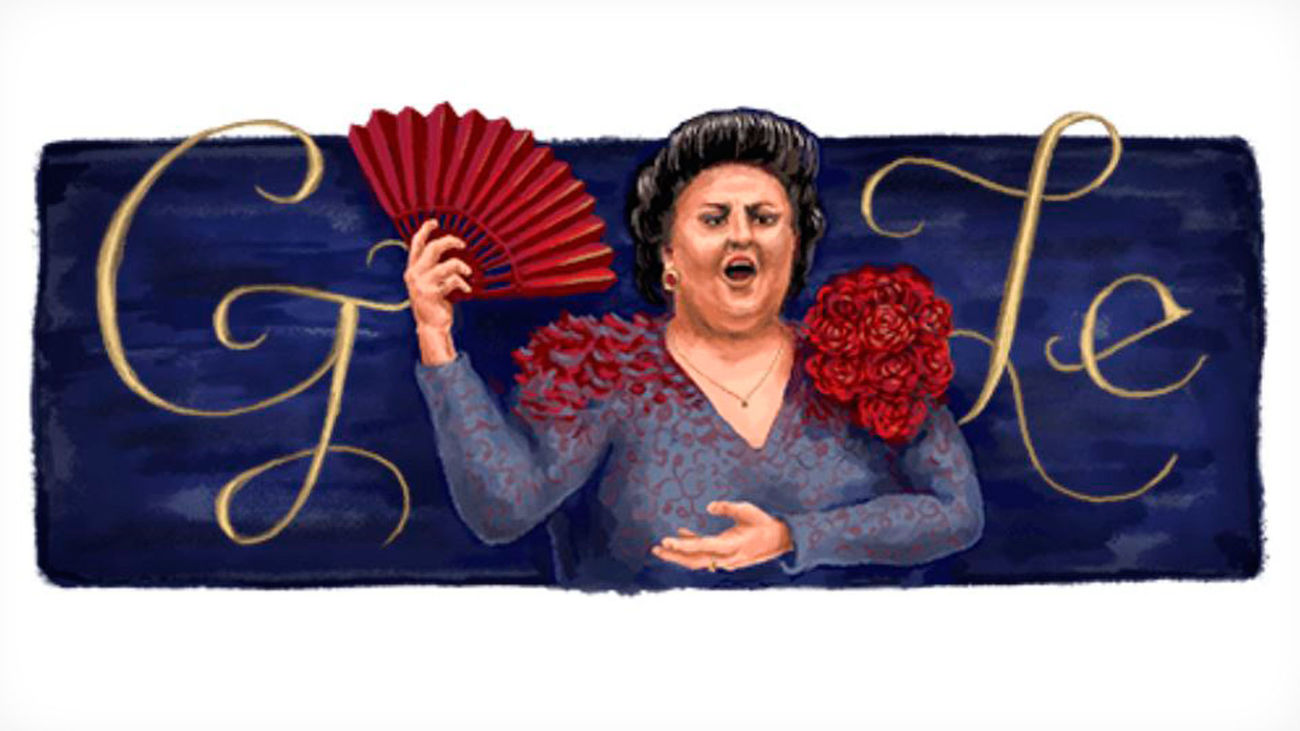Las redes sociales ironizan sobre el polémico 'doodle' dedicado a la soprano en Google