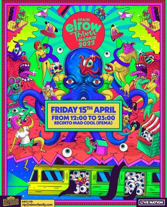 Cartel del festival de música electrónica / ELROW.COM