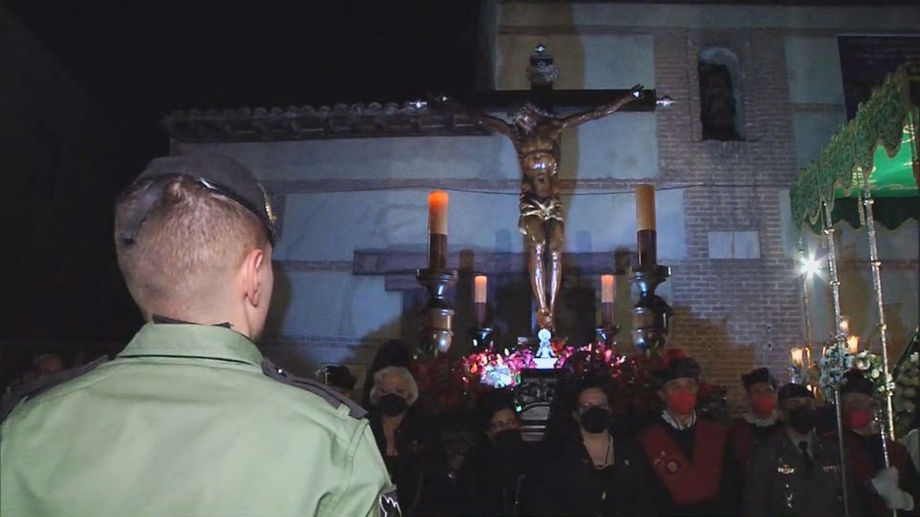 Oración de la Brigada Paracaidista al Cristo de los Doctrinos y Nuestra Señora de la Esperanza de Alcalá de Henares
