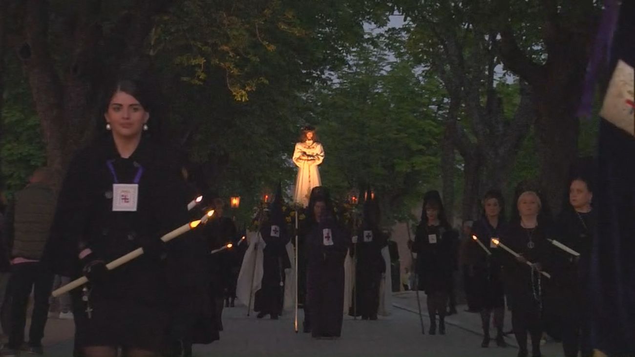 Procesión del Santo Entierro de Viernes Santo en San Lorenzo de El Escorial