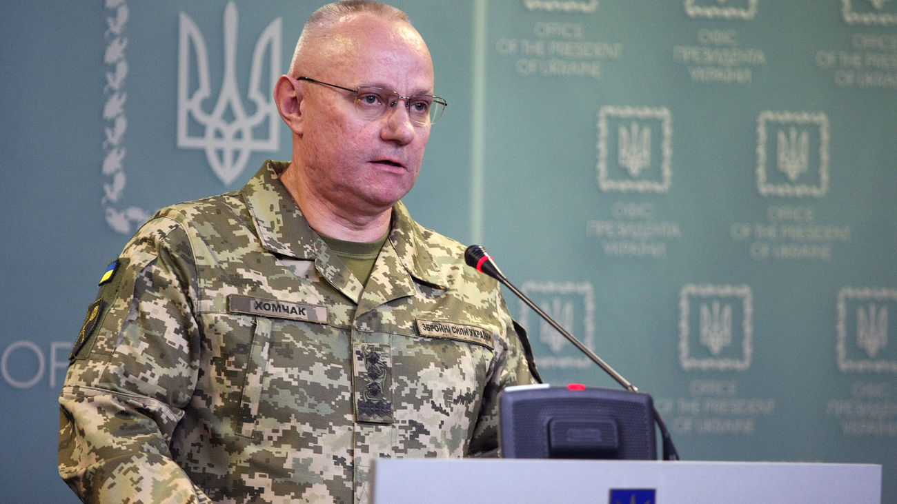 EL Comandante en Jefe de las Fuerzas Armadas ucranianas, Ruslan Khomchak