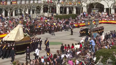 La  procesión del Encuentro despide la Semana Santa en Torrejón de Ardoz
