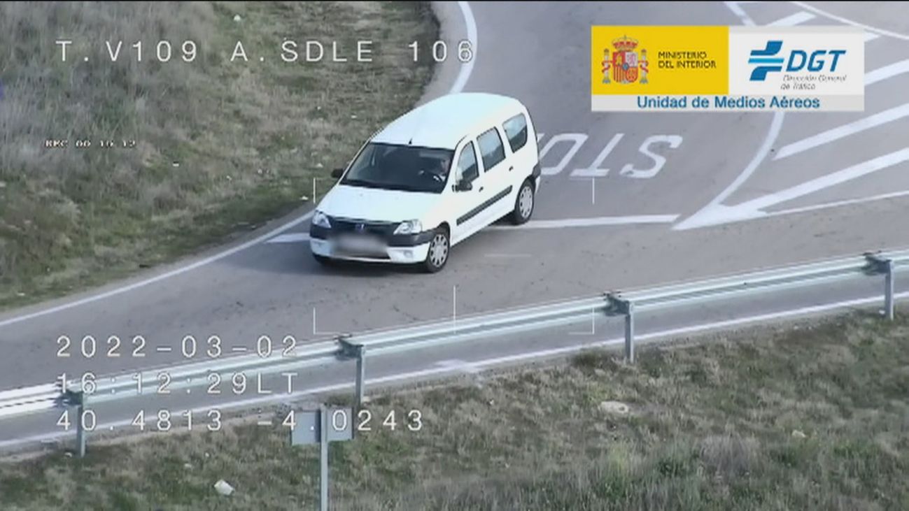 Los drones de la DGT, a la 'caza' de los conductores infractores