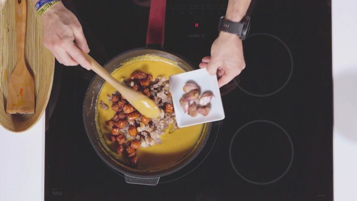 Receta de gachas con chistorra