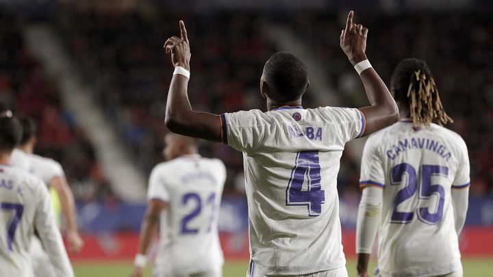 David Alaba celebra el gol / EFE