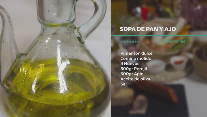 Receta de sopa de pan y ajo