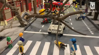 El trabajo de los Bomberos del Ayuntamiento de Madrid no es ningún juego