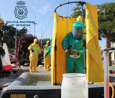 Simulacro NRBQ de la Policía Nacional / POLICÍA NACIONAL