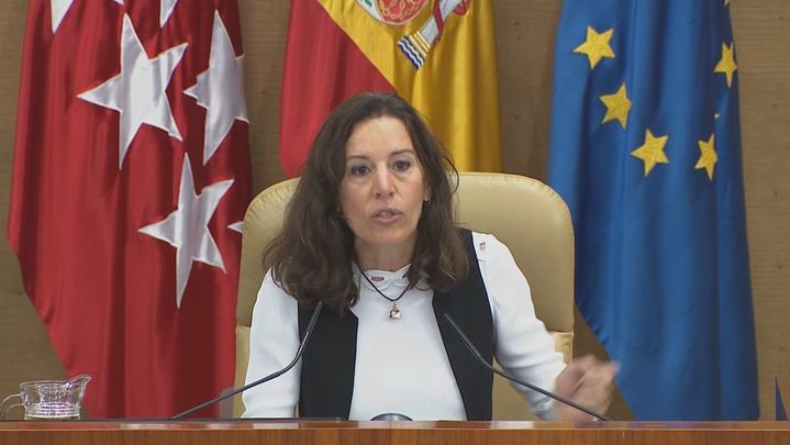 Eugenia Carballedo, presidenta de la Asamblea / TELEMADRID