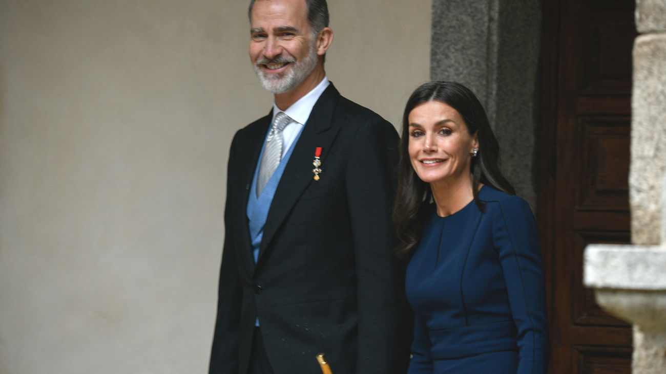 Los Reyes presiden el acto de entrega del Premio Cervantes