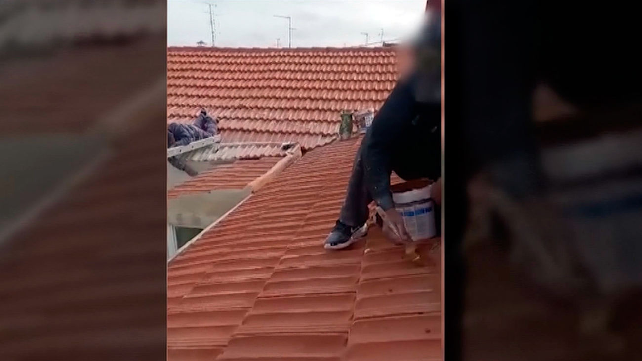 Así se juegan la vida en la obra algunos trabajadores extranjeros contratados de forma ilegal en Madrid