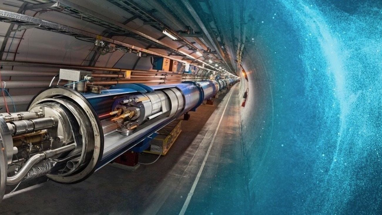 Recreación del interior de LHC