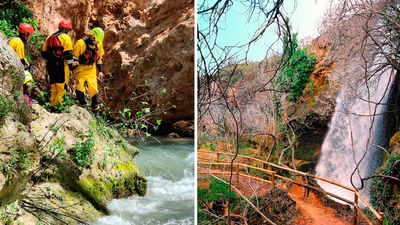 Mueren una madre y su hijo tras caer por los saltos de agua de un barranco en Valencia