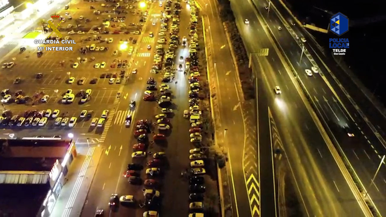 Golpe a las carreras ilegales en Gran Canaria: La Guardia Civil detiene a 42 personas