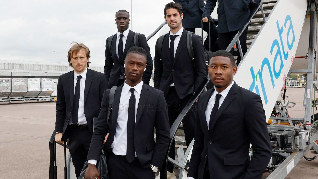 El Real Madrid ya está en Mánchester