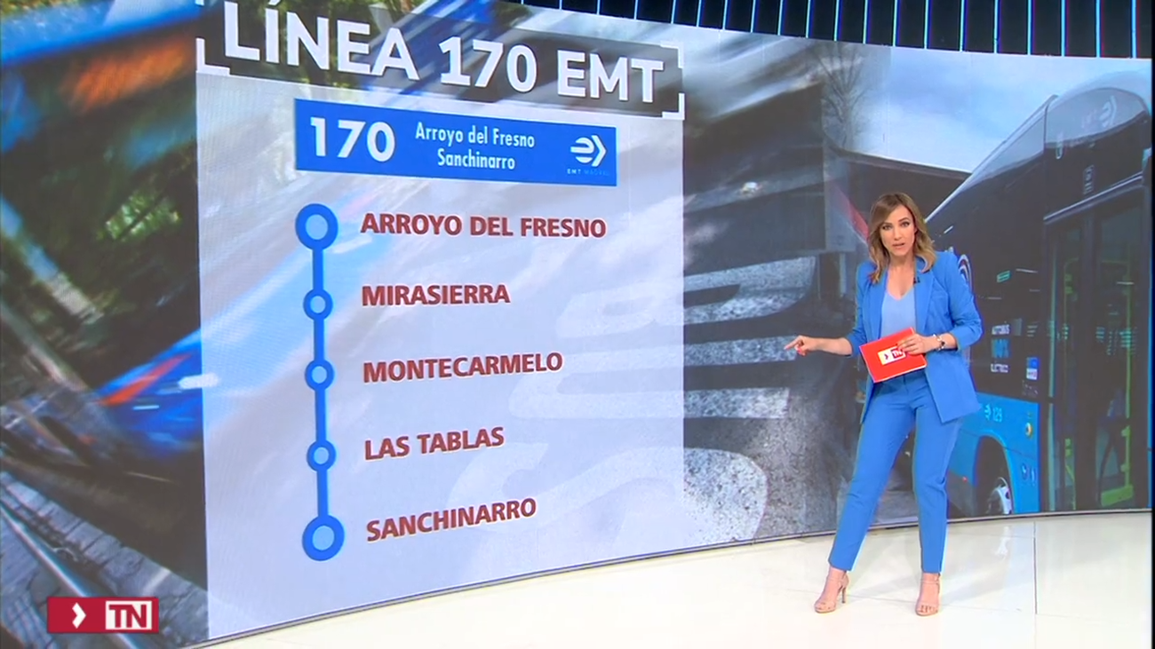 Horarios, recorridos y paradas de la línea 170 de autobús entre Arroyo del Fresno y Sanchinarro