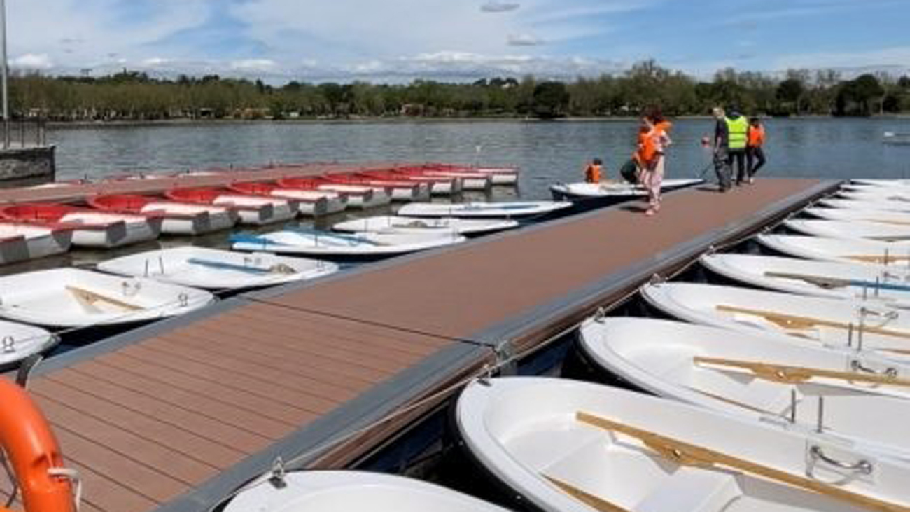 El lago de la Casa de Campo renueva sus barcas