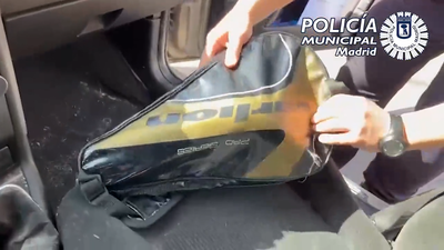 El secreto que escondía una funda de pádel hallada por la policía en Madrid