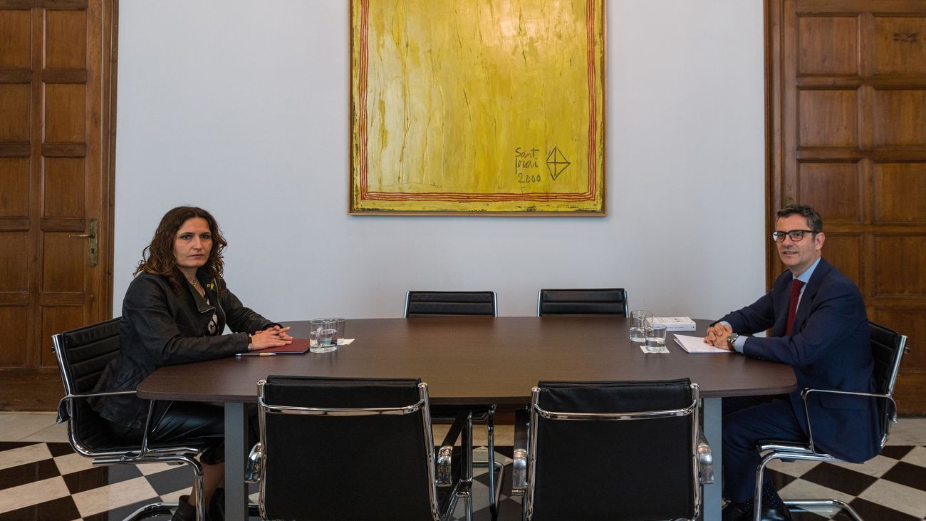 Caso Pegasus: Bolaños dice que la reunión con la Generalitat "no fue un fracaso" y que "no es el momento para dimisiones"