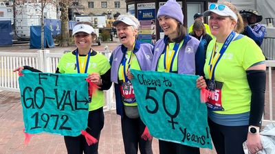 Val Rogosheske volvió a correr el maratón de Boston 50 años después