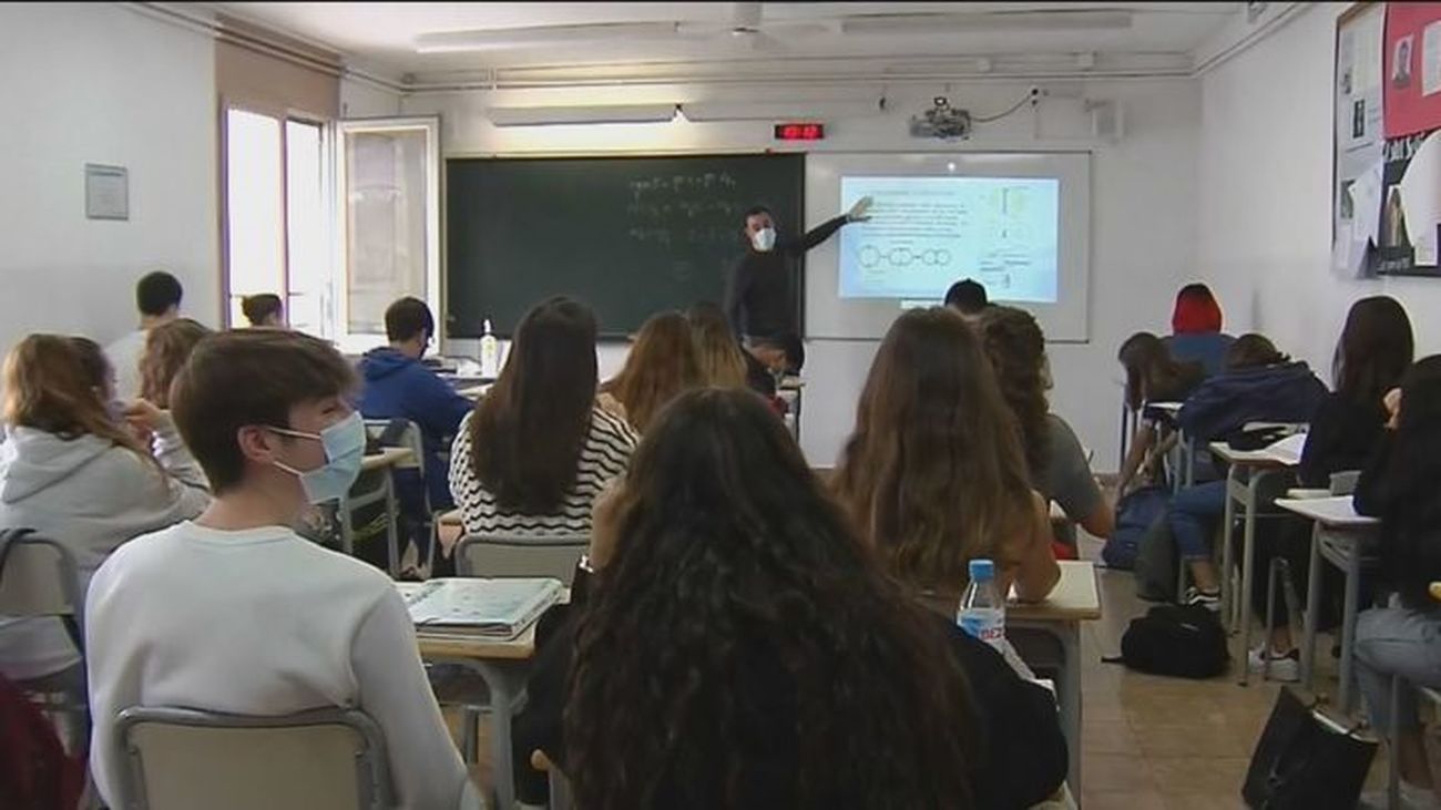 Aula de Educación Secundaria en un centro medrileño