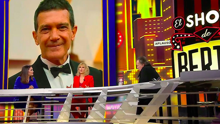 Nieves Herrero y Antonio Banderas / Telemadrid