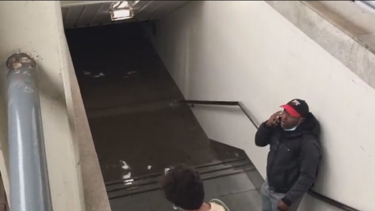 La línea C3 de Cercanías registra fuertes demoras a causa de la lluvia