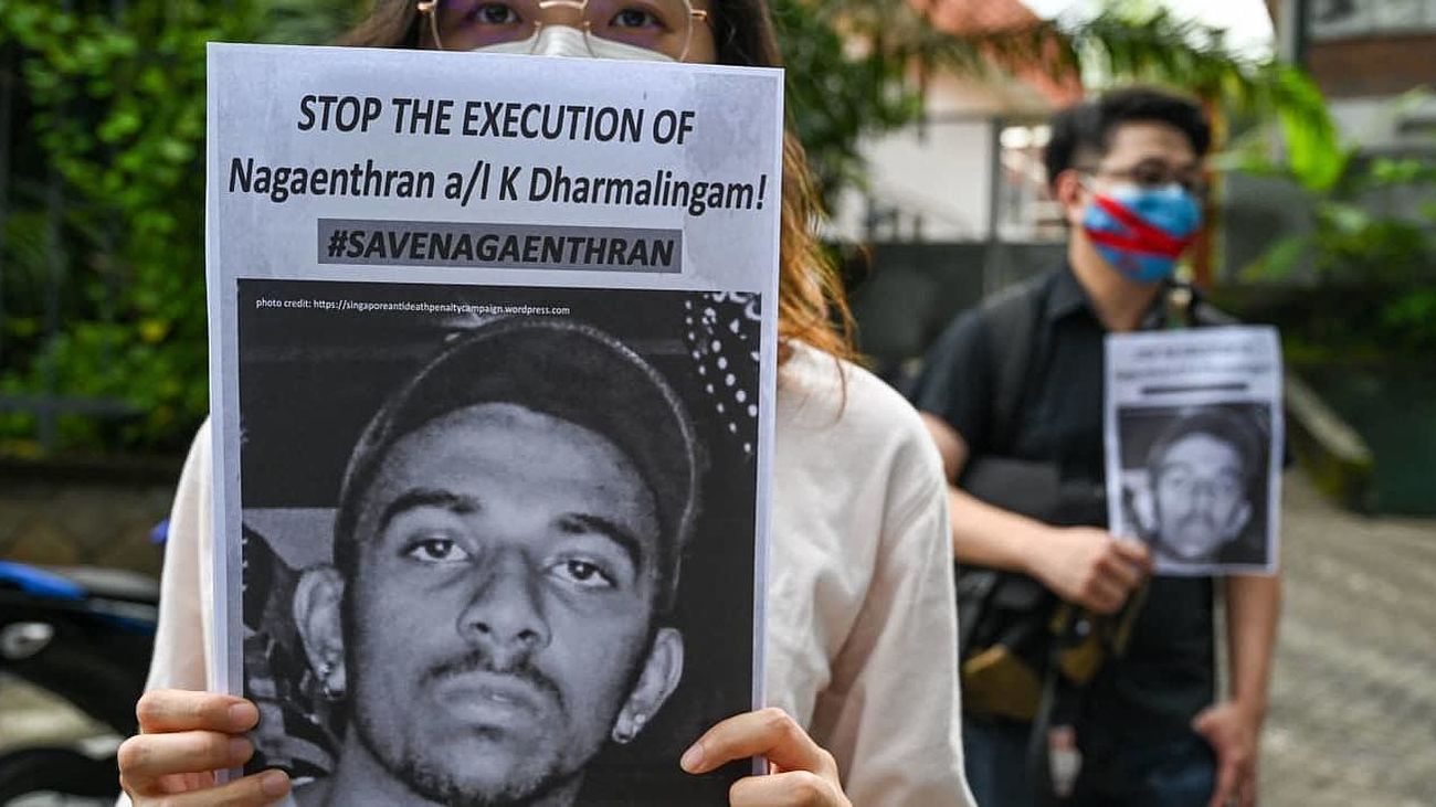 Personas piden parar la ejecución de una persona discapacitada en Singapur