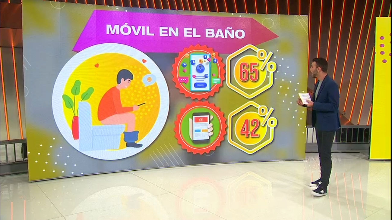 ¿Cuánto tiempo pasamos con el móvil en el baño?