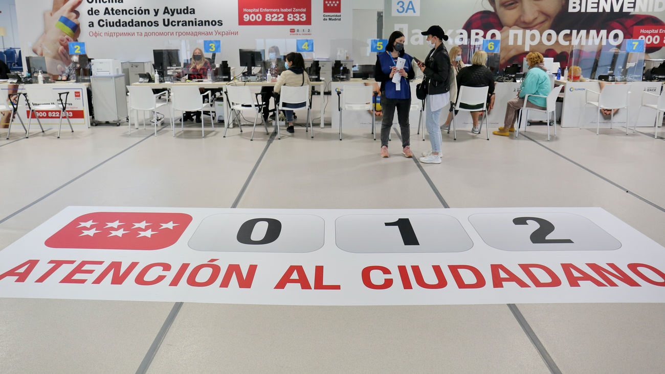 Madrid ha atendido ya  más de  nueve mil refugiados ucranianos en el Hospital Zendal