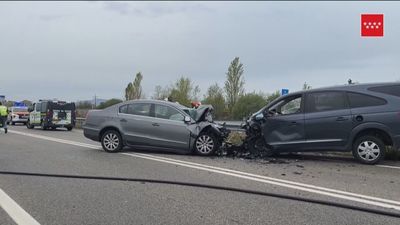 Sucesos Madrid: mueren dos conductores tras un choque frontal en la M-609 en Soto del Real