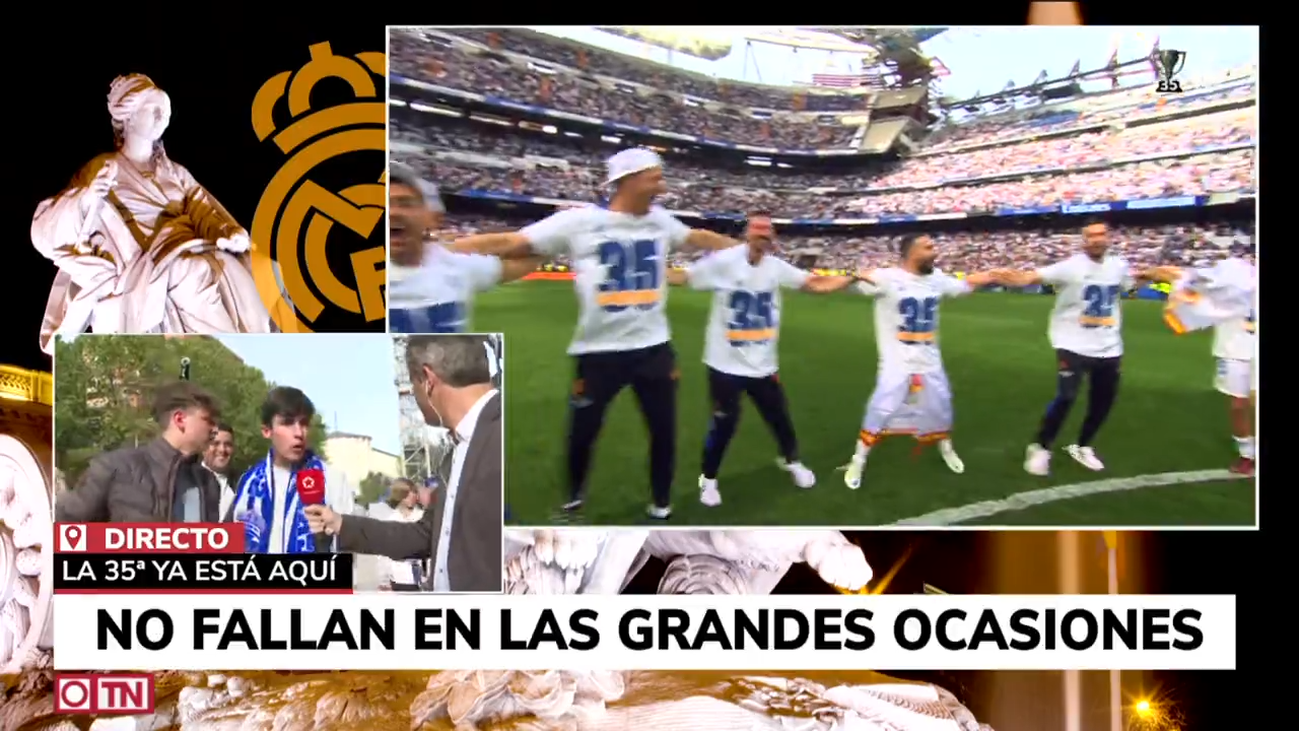 ¡Hala Madrid! Así celebraron el título de Liga los aficionados blancos