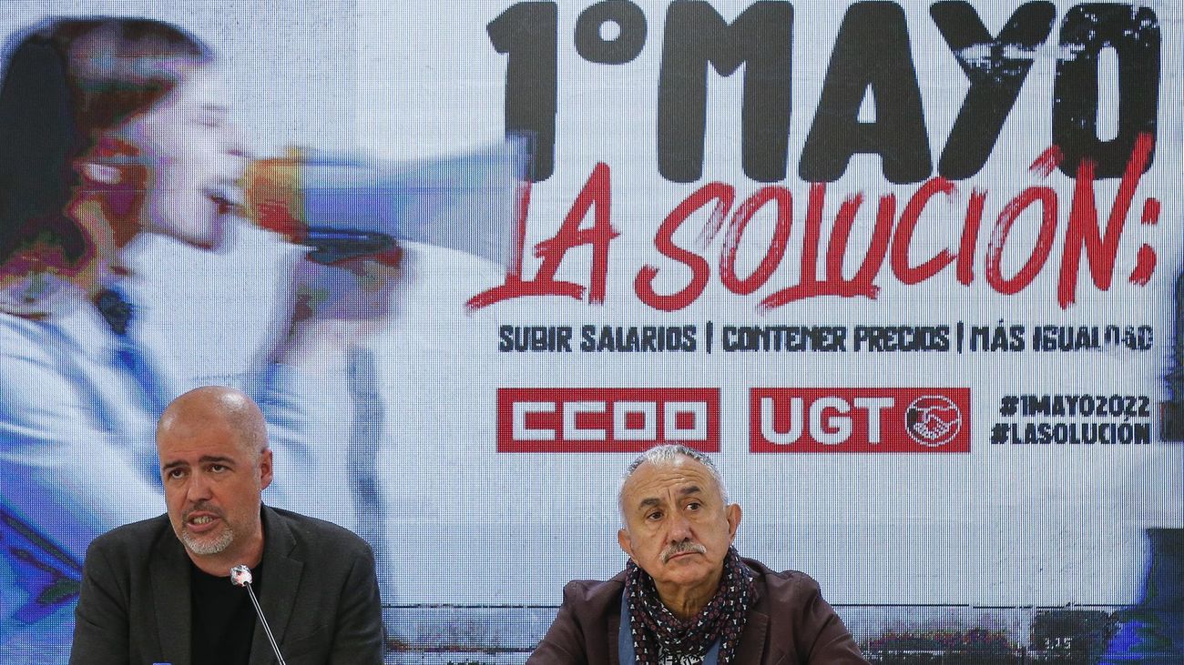 UGT y CCOO presentan los actos de celebración del Primero de Mayo