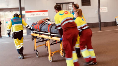 Rescatados dos ciclistas en estado grave  tras sufrir caídas en Paracuellos del Jarama y  La Pedriza