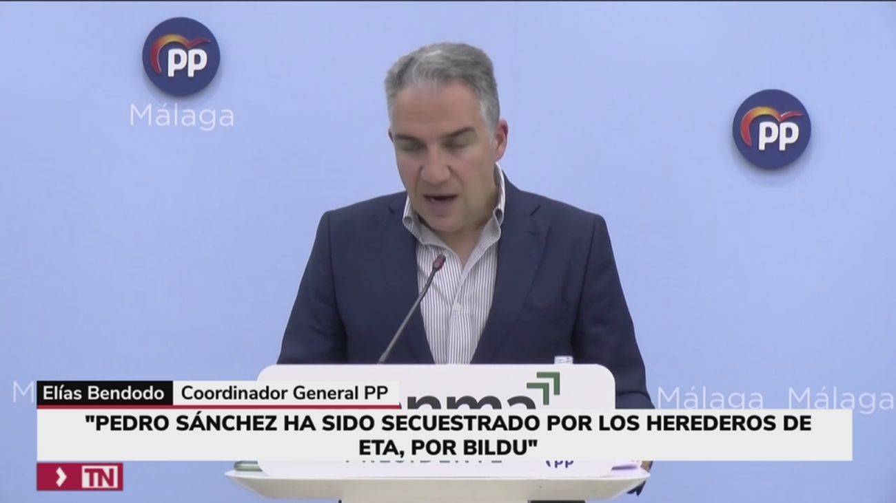 Bendodo: "Pedro Sánchez ha sido secuestrado por los herederos de ETA"