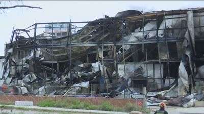 Controlado, pero no extinguido, el incendio de Getafe