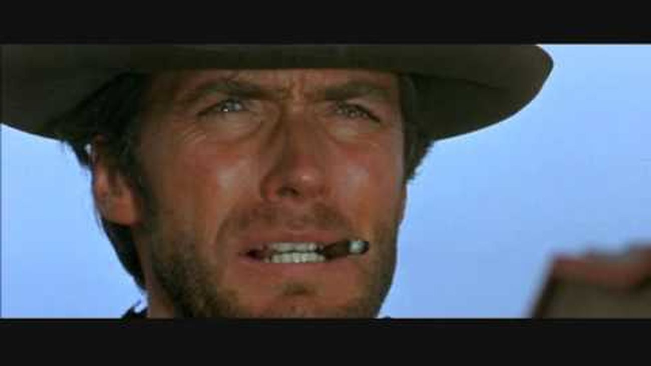 Clint Eastwood en 'Por un puñado de dólares'