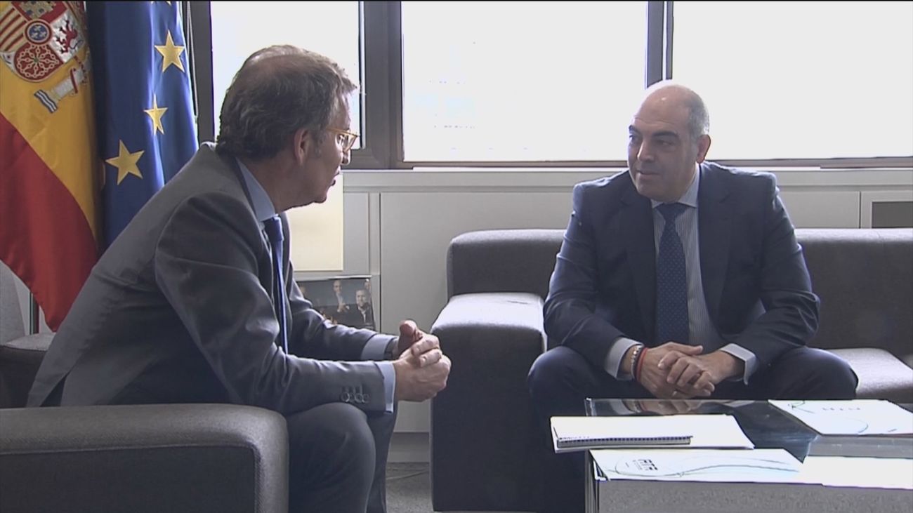 Feijóo se reúne con el presidente de la Federación Nacional de Asociaciones de Trabajadores Autónomos