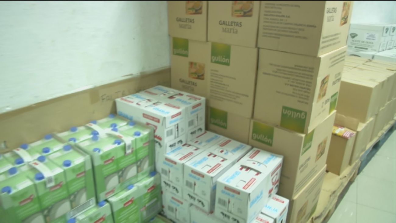 Los bancos de alimentos de Madrid, desbordados: "Cada vez vienen más personas a pedir ayuda"