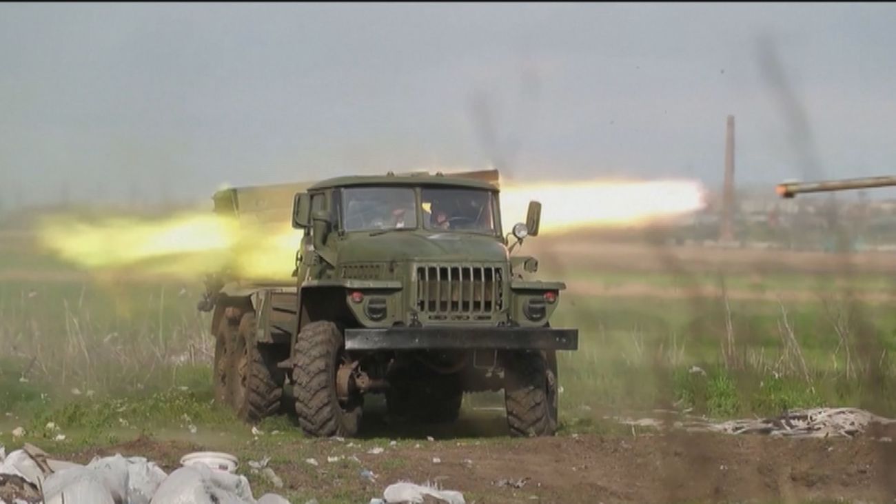 Rusia dispara 20 misiles contra Ucrania desde el mar Caspio y despliega grupos tácticos cerca de Izium